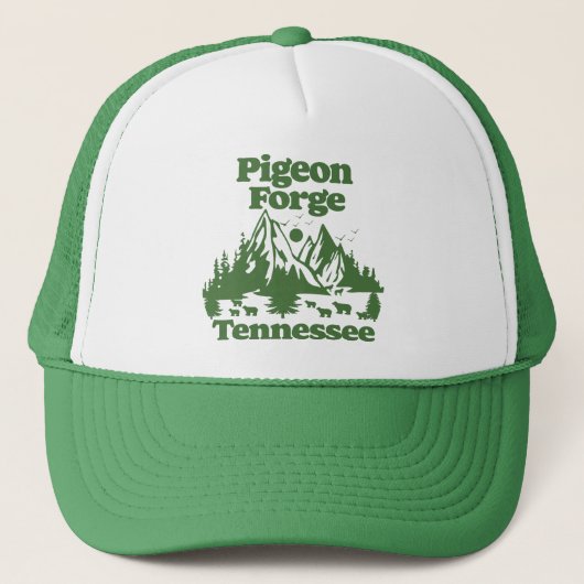 Pigeon Forge Tennessee Trucker Pet (Voorkant)