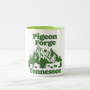 Pigeon Forge Tennessee Tweekleurige Koffiemok