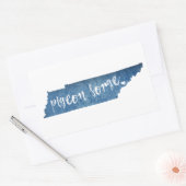 Pigeon Forge Tennessee Wood Grain Rechthoekige Sticker (Envelop)