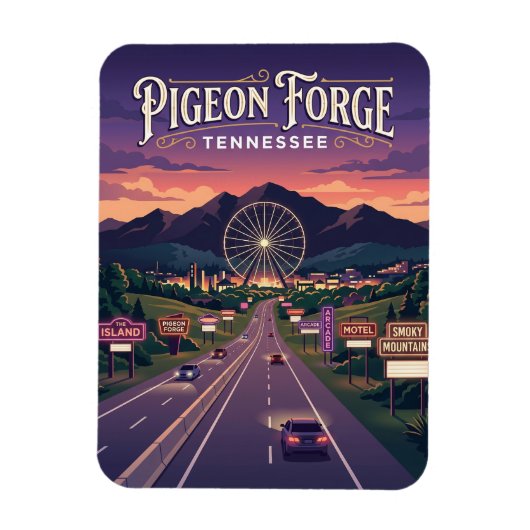 Pigeon Forge VSAVertaling: Pigeon Forge Verenigde Magneet (Verticaal)