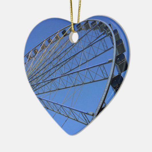 Pigeon Forge Wheel Keramisch Ornament (Links)