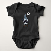 Pigeon Gifts Pigeon Breeder Romper (Voorkant)