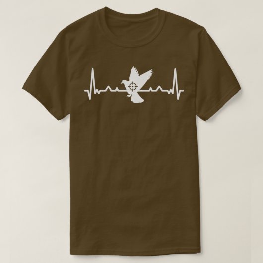 Pigeon Heartbeat Gift T-shirt (Design voorkant)