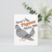 Pigeon Hole me Briefkaart (Staand voorkant)