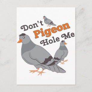 Pigeon Hole me Briefkaart