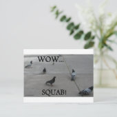 PIGEON-HUMOR BRIEFKAART (Staand voorkant)