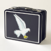 Pigeon Ice skating Ice schaatsen (Achterkant)