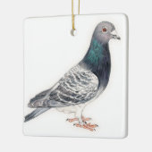 Pigeon II Bird Art Ornament (Links)