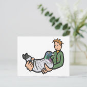 Pigeon Keeping Briefkaart (Staand voorkant)