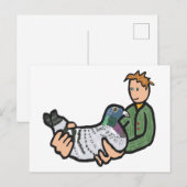 Pigeon Keeping Briefkaart (Voorkant / Achterkant)