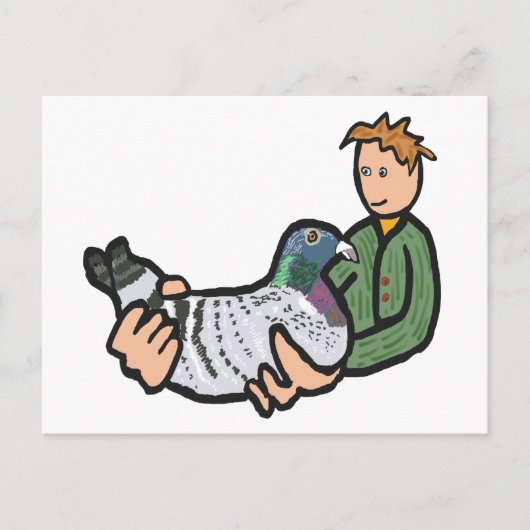 Pigeon Keeping Briefkaart (Voorkant)