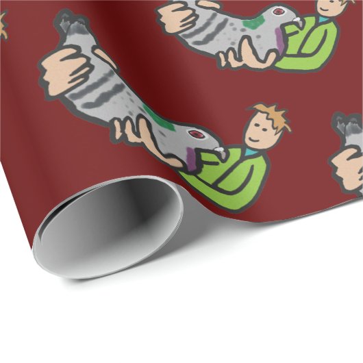 Pigeon Keeping Cadeaupapier (Rol Hoek)