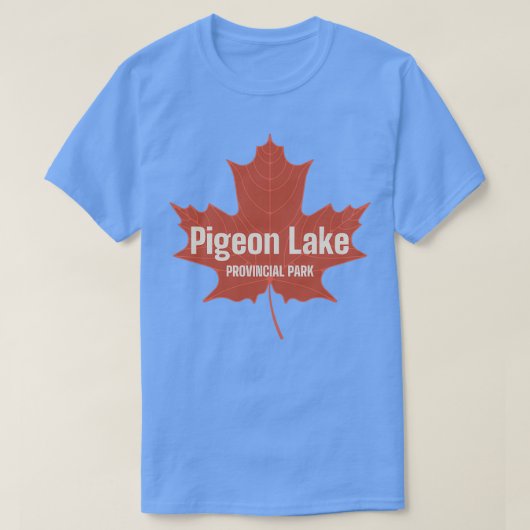 Pigeon Lake Provincial Park Alberta Canada Retro R T-shirt (Design voorkant)