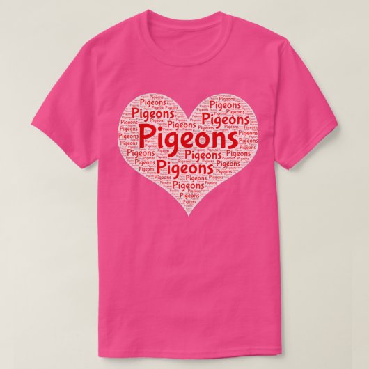Pigeon Lover 1 T-shirt (Design voorkant)