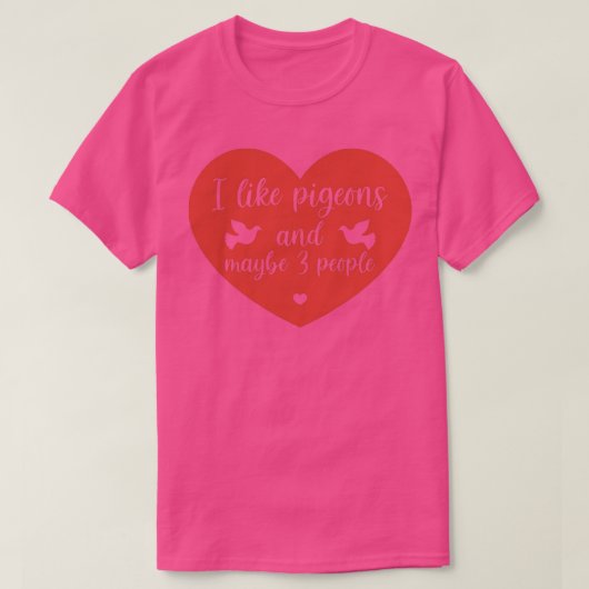 Pigeon Lover 4 T-shirt (Design voorkant)