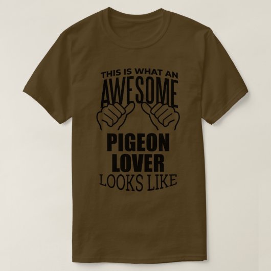 Pigeon Lover Design Funny Gift Design 1 T-shirt (Design voorkant)