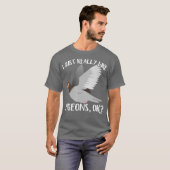 Pigeon Lover Funny Flying Rat Lover Birder T-shirt (Voorkant volledig)