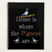 Pigeon Lover Pigeon Racing Gift Pigeon Breeding Planner (Voorkant)