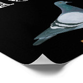 Pigeon Lover Pigeon Racing Gift Pigeon Breeding Poster (Hoek)
