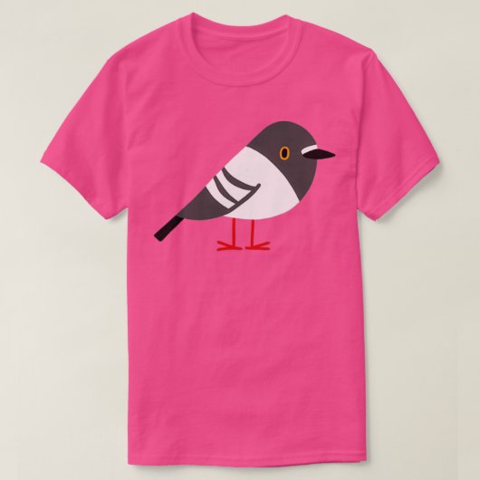 Pigeon minimalistisch 2 t-shirt (Design voorkant)