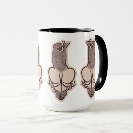 Pigeon mok (Voorkant rechts)