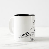 Pigeon Mug Tweekleurige Koffiemok (Voorkant links)