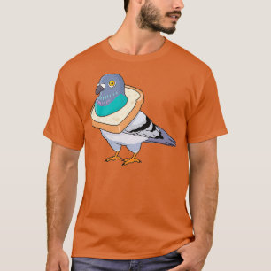 Pigeon NYC Bread Pigeon 2 T-shirt