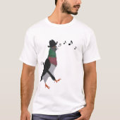Pigeon Over Town Funny T-shirt (Voorkant)