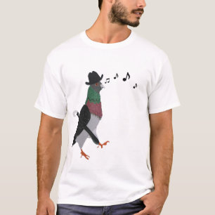 Pigeon Over Town Funny T-shirt