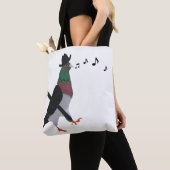 Pigeon Over Town Funny Tote Bag (Dichtbij)
