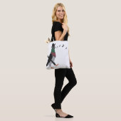 Pigeon Over Town Funny Tote Bag (Op model)