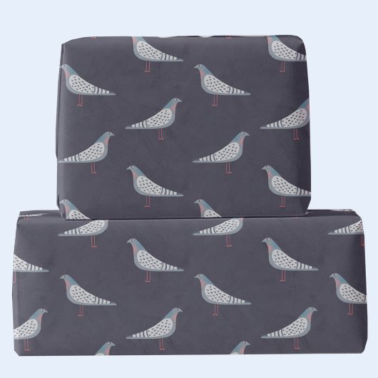 Pigeon Pattern Cadeaupapier