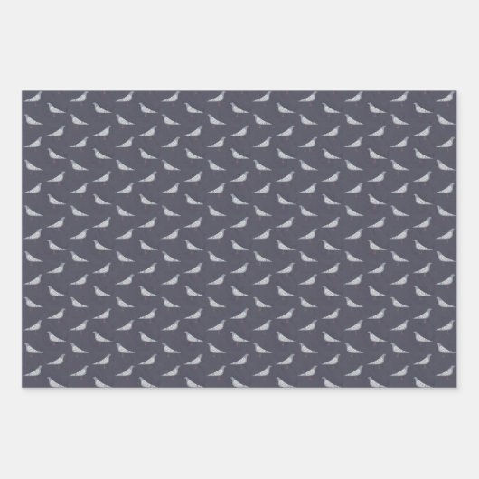 Pigeon Pattern Inpakpapier Vel (Voorkant 3)