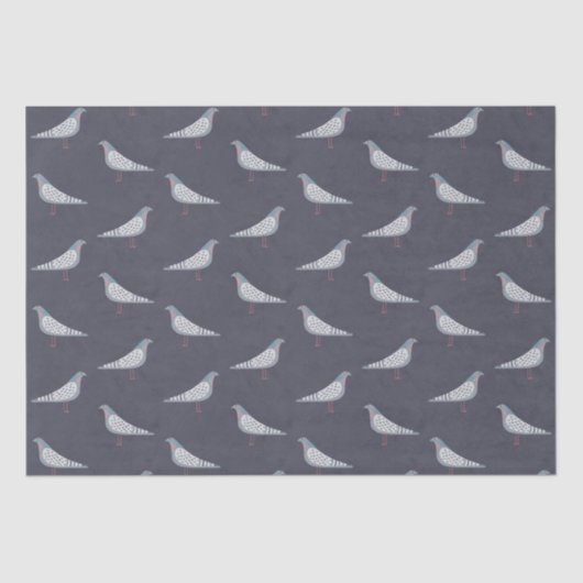 Pigeon Pattern Tissuepapier (Voorkant)