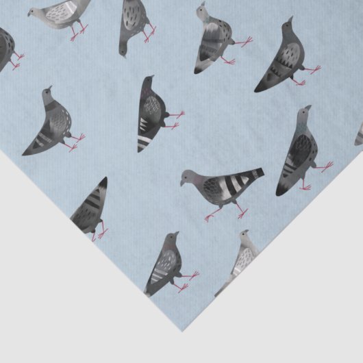 Pigeon Pattern Tissuepapier (Detail)
