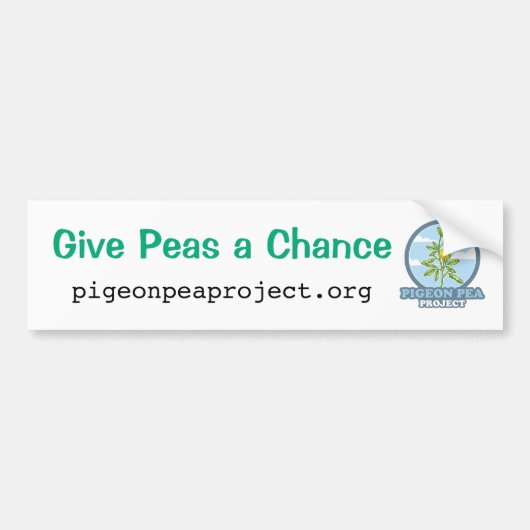 Pigeon Pea Project Bumpersticker (Voorkant)