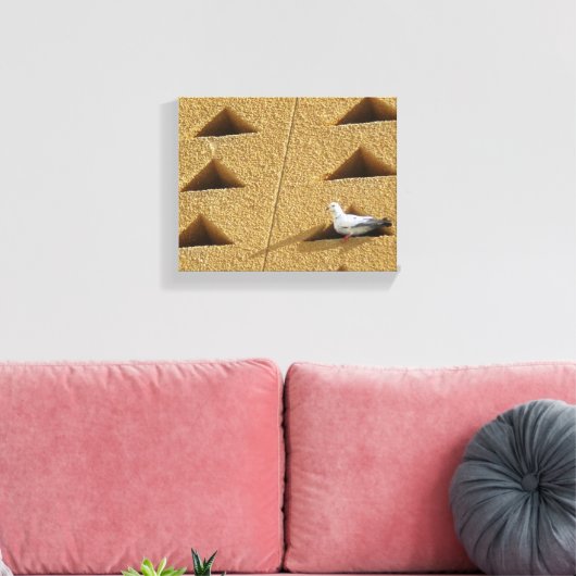 Pigeon Photo Canvas Afdruk (Insitu (Woonkamer))