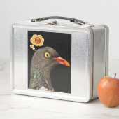 "Pigeon Pi" Bold Pigeon denkt aan Pi (In situ)