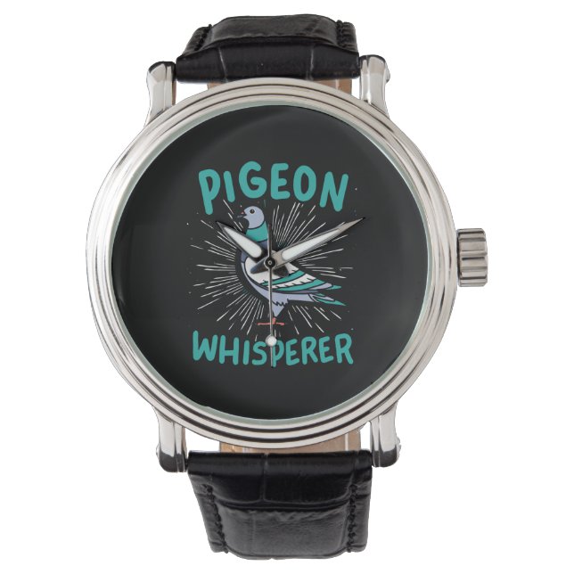 Pigeon - Pigeon Whisperer Horloge (Voorkant)