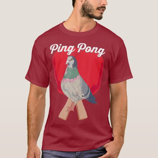 Pigeon Ping Pong T-shirt (Voorkant)