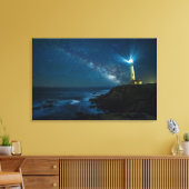 Pigeon Point Light Station, Ca Canvas Afdruk (Insitu (Woonkamer))