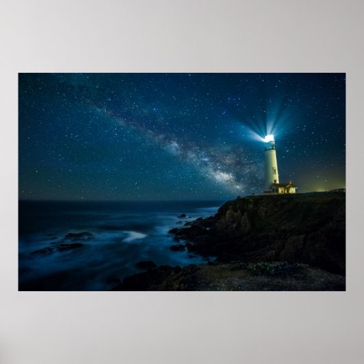 Pigeon Point Light Station, Ca Poster (Voorkant)