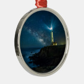 Pigeon Point Light Station California Metalen Ornament (Rechts)