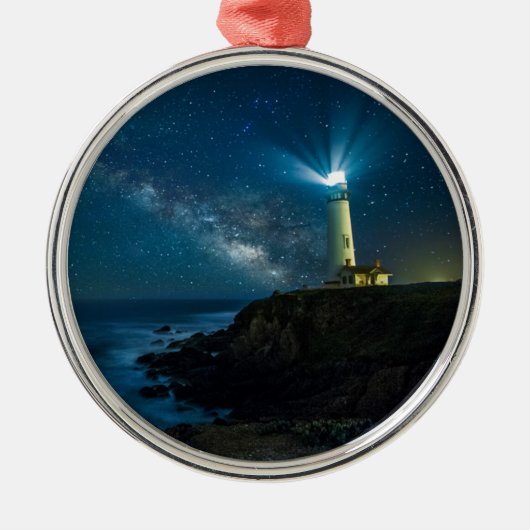 Pigeon Point Light Station California Metalen Ornament (Voorkant)