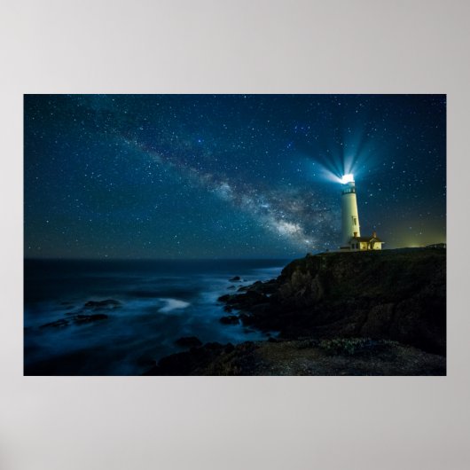Pigeon Point Light Station California Poster (Voorkant)