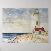 Pigeon Point Lighthouse Calafonia Poster (Voorkant)