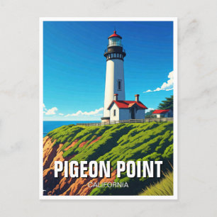 Pigeon Point Lighthouse California Briefkaart