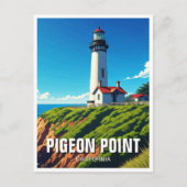 Pigeon Point Lighthouse California Briefkaart (Voorkant)
