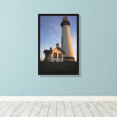 Pigeon Point Lighthouse California Coast Canvas Afdruk (Insitu (Houten vloer))