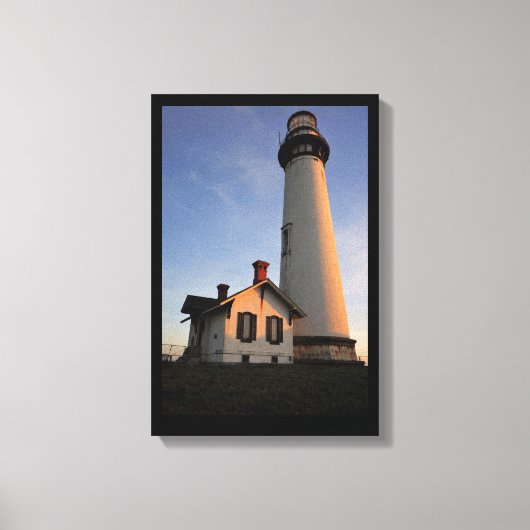 Pigeon Point Lighthouse California Coast Canvas Afdruk (Voorkant)